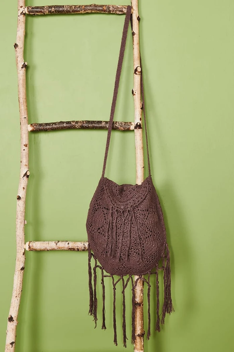 Buy Plum Crochet Crossbody Bag Online at Earthbound Trading