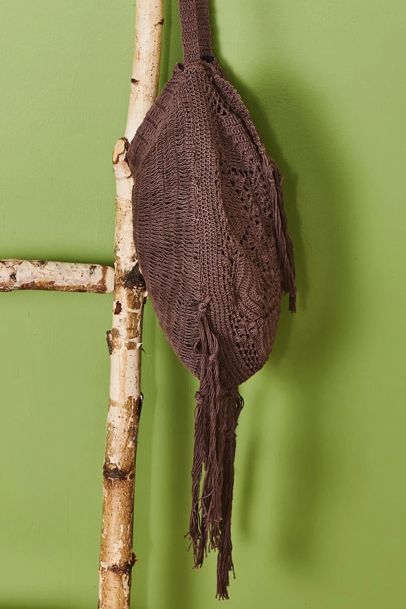 Buy Plum Crochet Crossbody Bag Online at Earthbound Trading