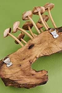 Buy Wood Mushroom Log Wall Hanging Online at Earthbound Trading