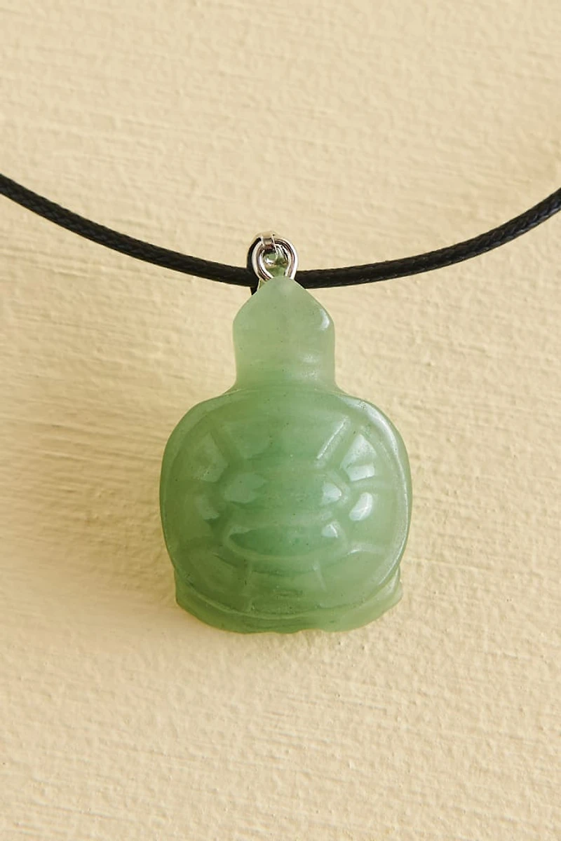 Buy Green Aventurine Turtle Necklace Online at Earthbound Trading