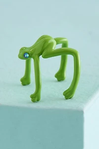 Buy Green Frog Hugging Ring Online at Earthbound Trading