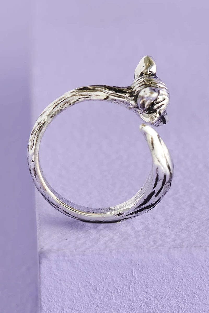 Buy Silver Wrapped Fox Ring Online at Earthbound Trading