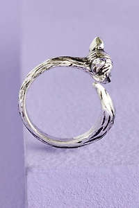 Buy Silver Wrapped Fox Ring Online at Earthbound Trading