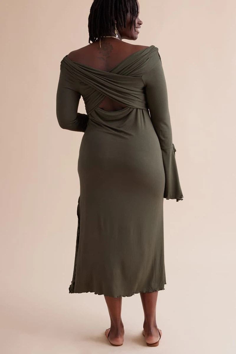 Bohemian Beauty - Willow Twist Front Maxi Dress Shop Now!