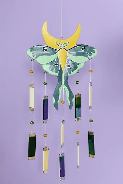 Moon Moth Wooden Wall Hanging