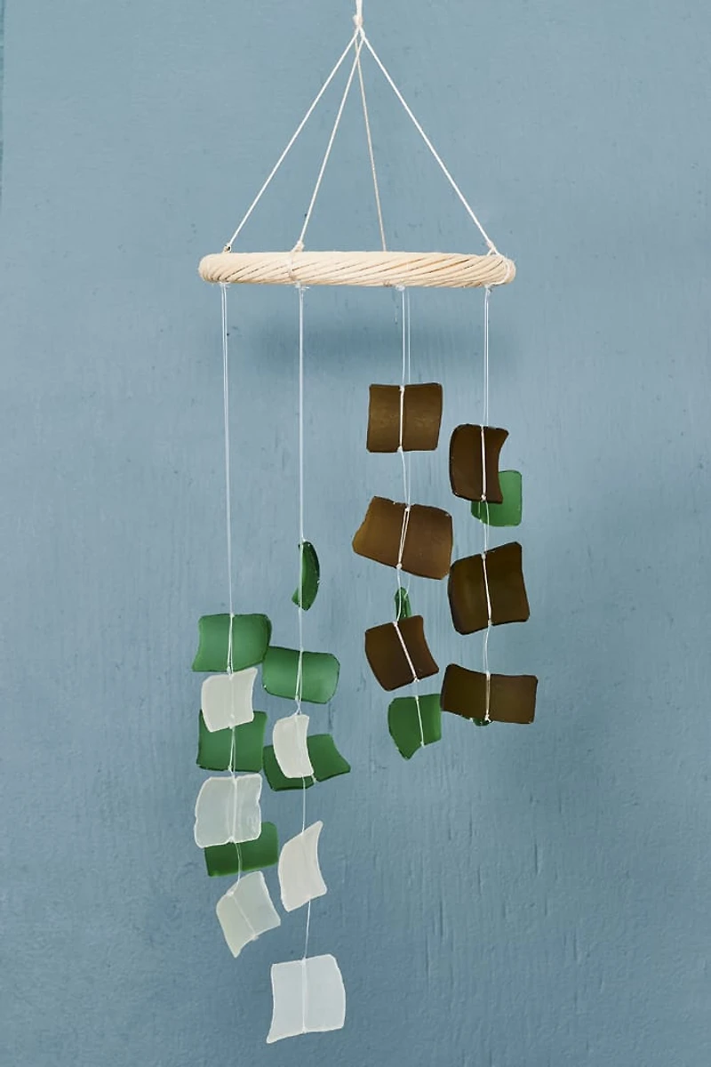 Buy Green Upcycled Glass Mobile Online at Earthbound Trading