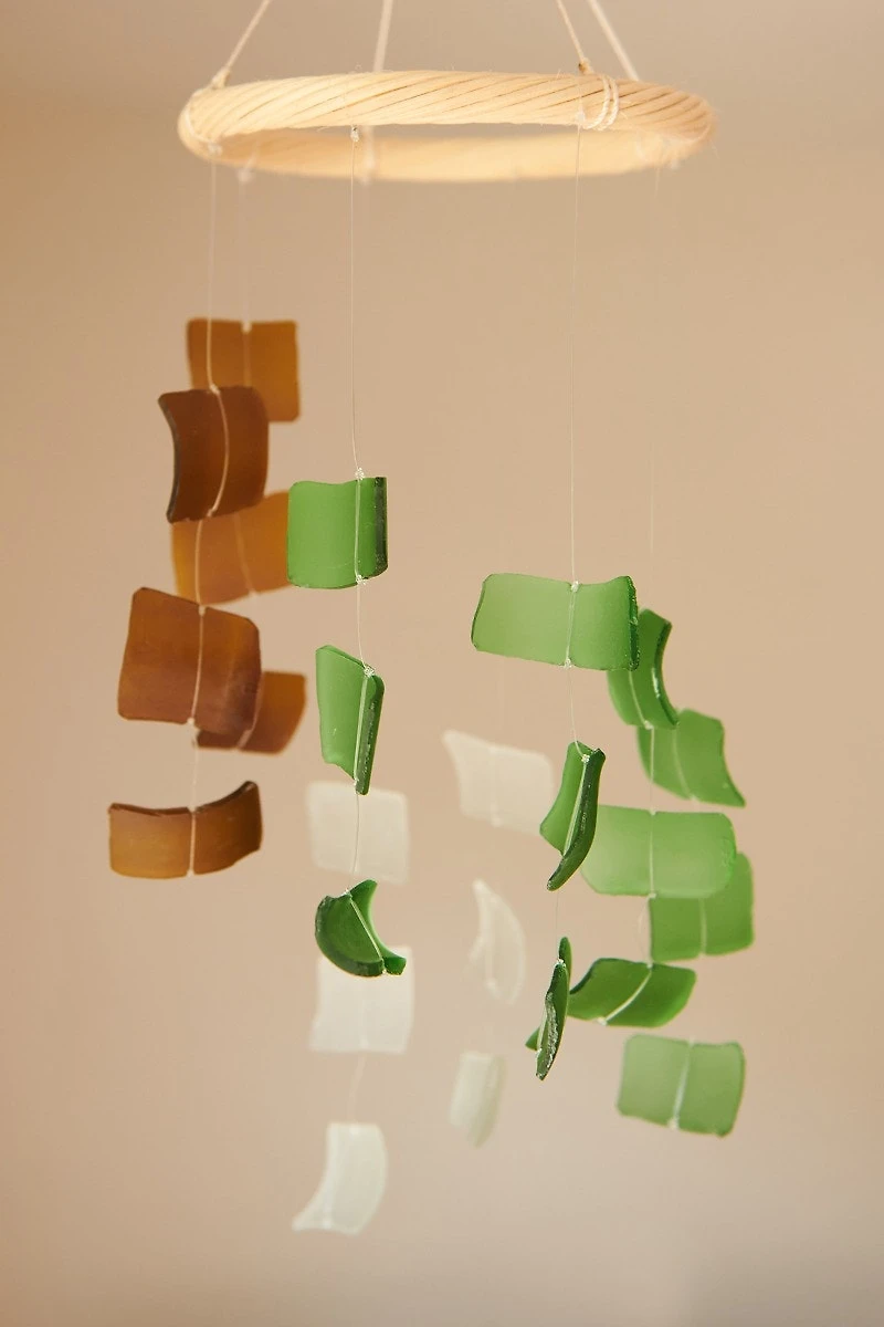Buy Green Upcycled Glass Mobile Online at Earthbound Trading