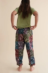 Buy Mushroom Patchwork Jogger Pants Online at Earthbound Trading