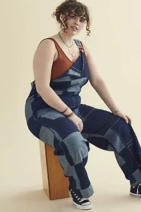 Buy Assorted Patchwork Denim Overalls Online from Earthbound