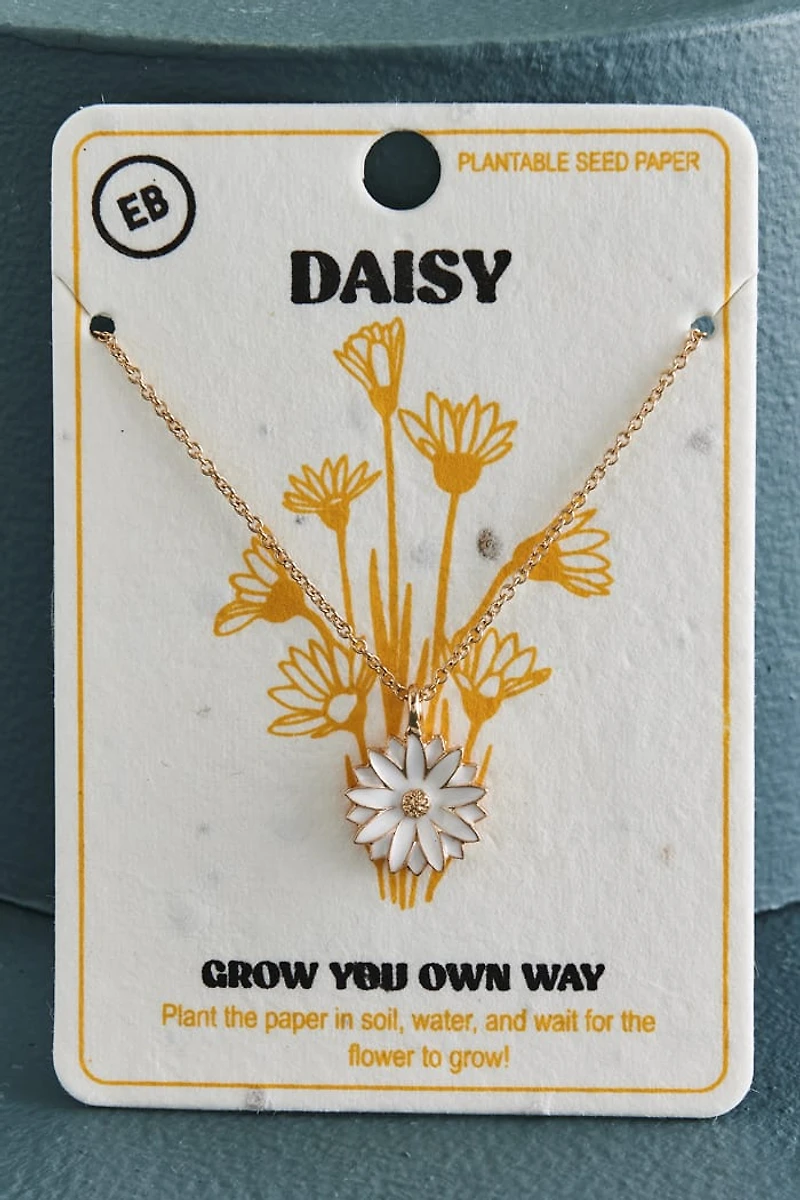 Bloom Boldly - Shop Daisy Seed Paper Necklace Set