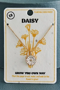 Bloom Boldly - Shop Daisy Seed Paper Necklace Set