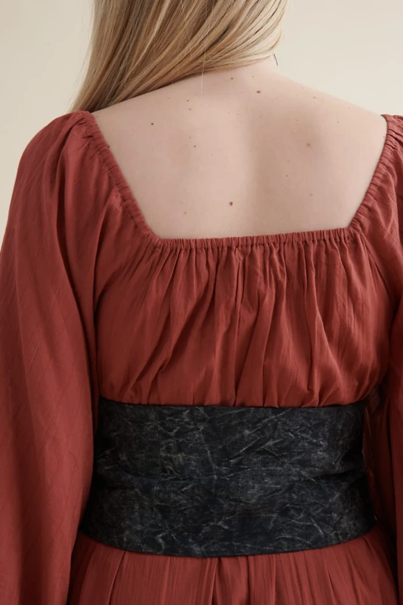 Buy Grey Stone Wash Corset Belt Online at Earthbound Trading