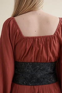 Buy Grey Stone Wash Corset Belt Online at Earthbound Trading