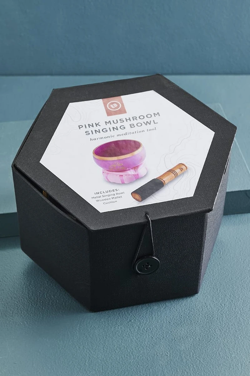 Buy Pink Mushroom Singing Bowl Online at Earthbound Trading