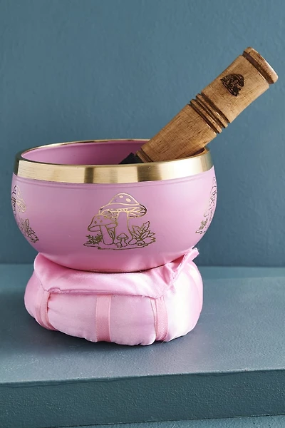 Pink Mushroom Singing Bowl