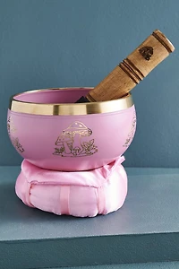 Buy Pink Mushroom Singing Bowl Online at Earthbound Trading
