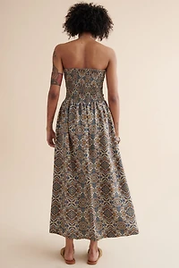 Buy Reversible Sari Tube Maxi Dress Online at Earthbound Trading