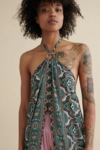 Buy Sari Halter Split Front Shirt Online at Earthbound Trading