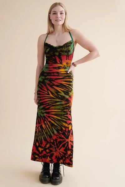 Handmade Thailand Tie Dye Maxi Dress
