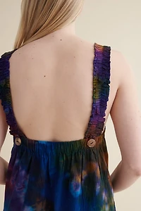 Buy Rainbow Heart Artisan Tie Dye Overalls Online at Earthbound Trading