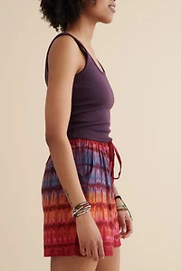 Handmade Magenta Tie Dye Shorts from Thailand