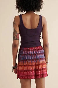 Handmade Magenta Tie Dye Shorts from Thailand