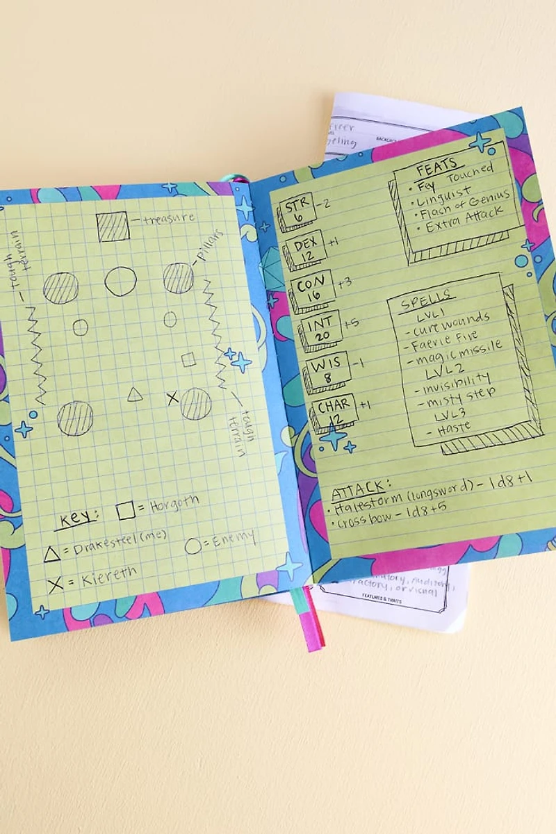 Buy Wizard Game Fabric Journal Online at Earthbound Trading