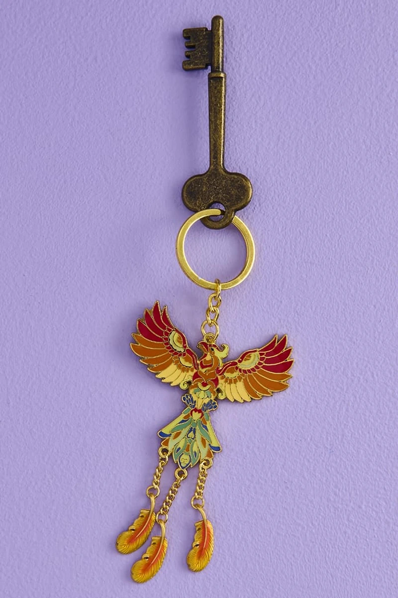 Buy Phoenix Enamel Keychain Online at Earthbound Trading