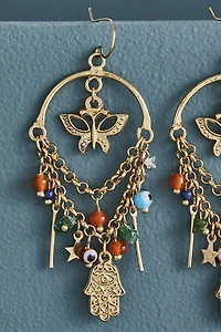 Buy Golden Energy Protection Mini Charm Earrings Online at Earthbound Trading