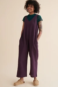 Buy Purple Gauze Pocket Jumpsuit Online at Earthbound Trading