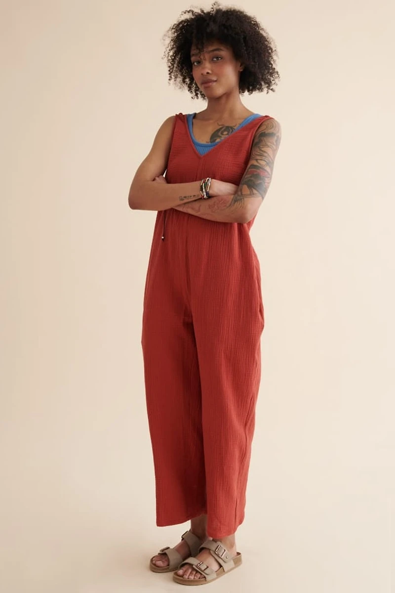 Buy Gauze Pocket Jumpsuit Online at Earthbound Trading
