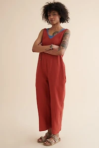 Buy Gauze Pocket Jumpsuit Online at Earthbound Trading