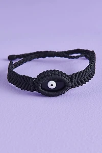 Buy Black Obsidian Evil Eye Braided Bracelet Online at Earthbound Trading