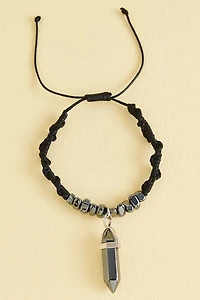 Buy Black Hematite Point Crystal Bracelet Online at Earthbound Trading