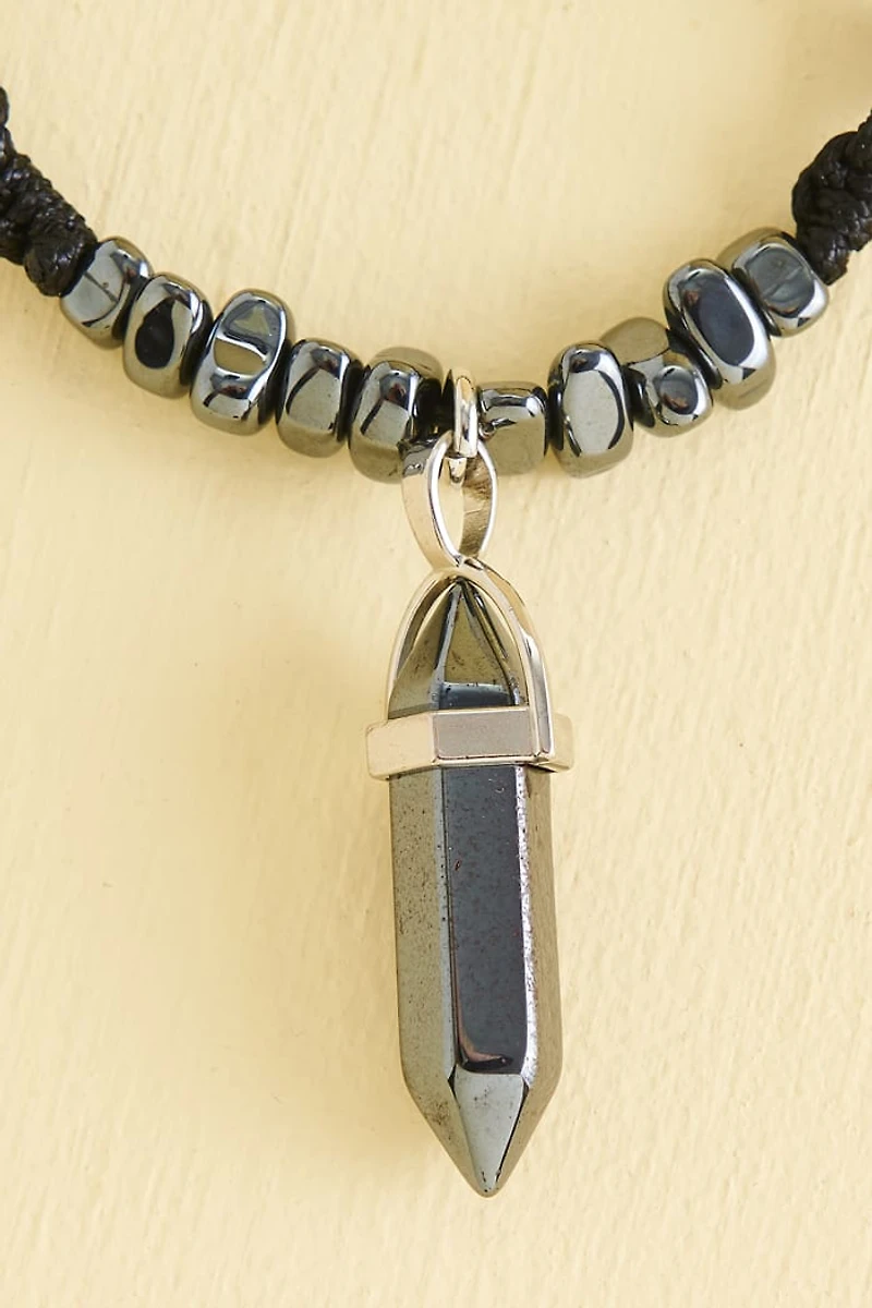Buy Black Hematite Point Crystal Bracelet Online at Earthbound Trading
