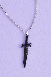 Buy Black Mini Dagger Necklace Online at Earthbound Trading
