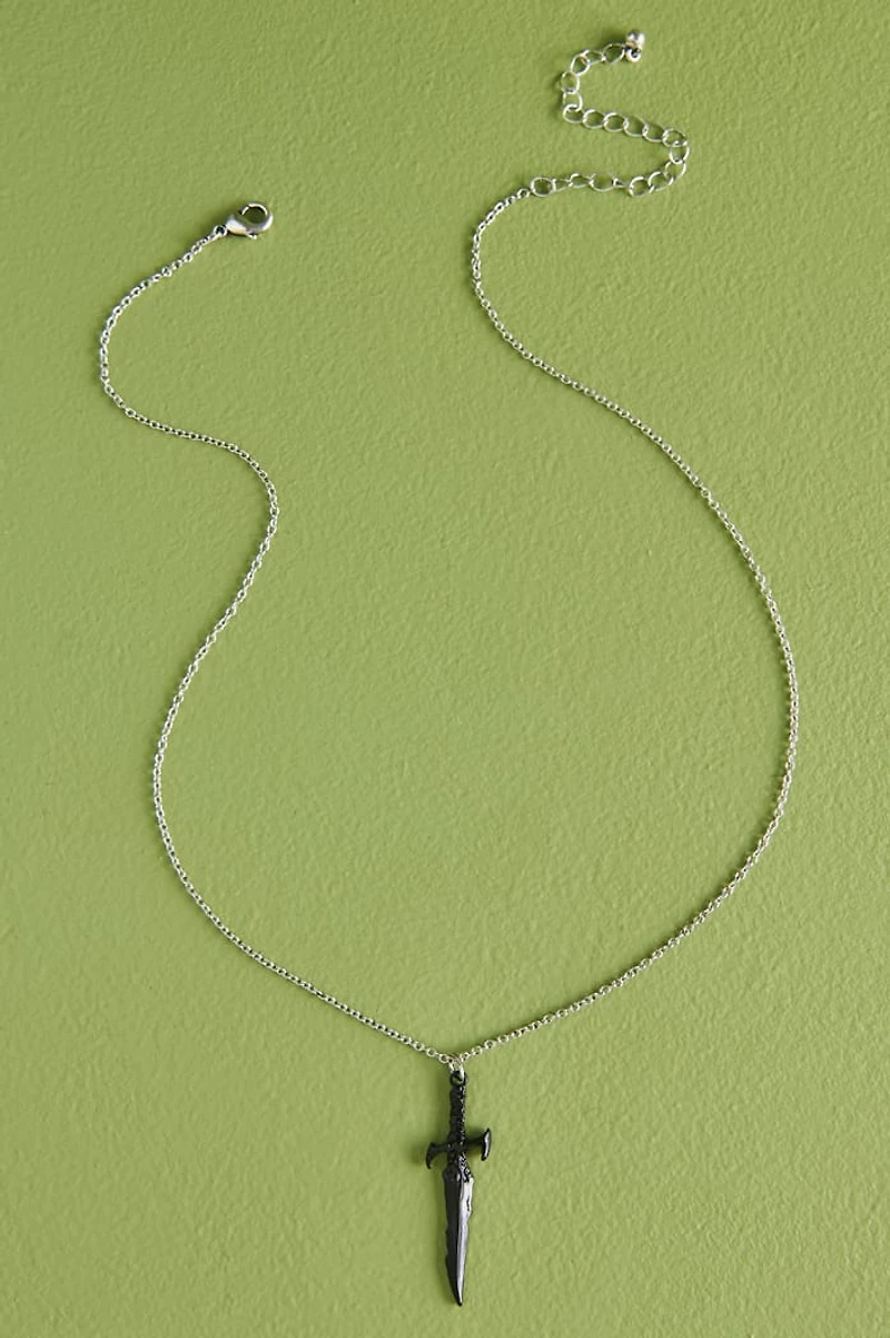 Buy Black Mini Dagger Necklace Online at Earthbound Trading
