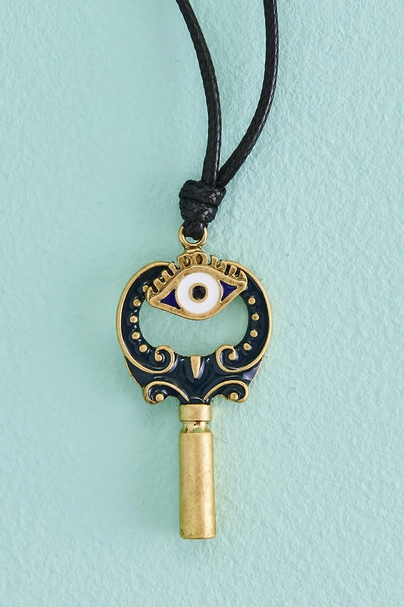 Buy Antique Evil Eye Key Necklace Online at Earthbound Trading