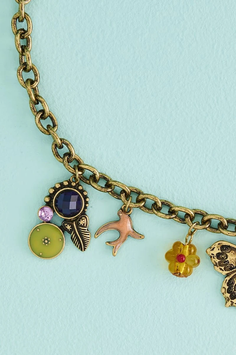 Buy Bronze Dainty Dove Charm Necklace Online at Earthbound Trading