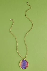 Buy Sun and Moon Circular Hologram Necklace Online at Earthbound Trading