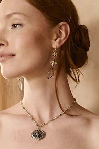 Buy Beetle Bee Wing Earrings Online at Earthbound Trading