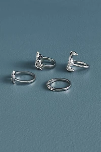 Buy Moonlit Glass Stone Ring Set Online at Earthbound Trading