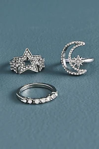 Buy Moonlit Glass Stone Ring Set Online at Earthbound Trading