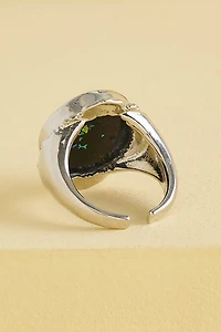 Buy Faux Moonstone Tolkien Tree Ring Online at Earthbound Trading