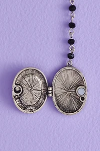Buy Pink Rose Beaded Locket Lariat Necklace Online at Earthbound Trading
