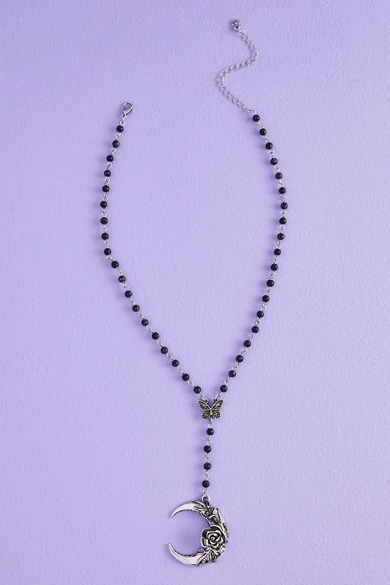 Buy Mystic Flower Moon Lariat Necklace Online at Earthbound Trading