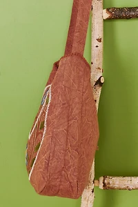 Buy Rust Floral Moon Shoulder Bag Online at Earthbound Trading