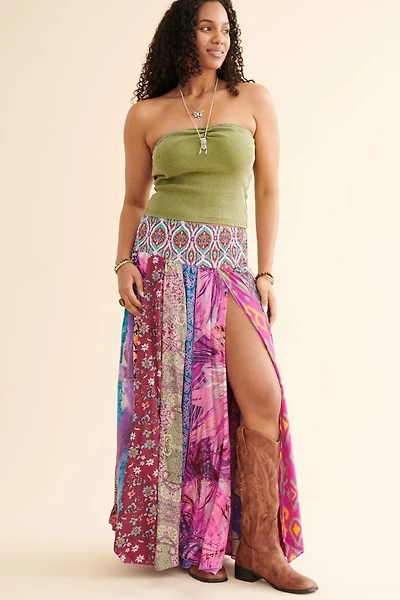 Purple boho Fairy Skirt with Tassels - Shop Ethereal Styles