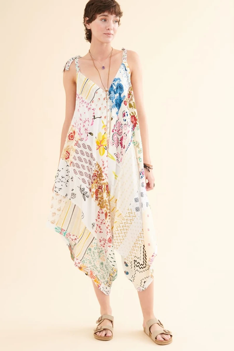 Buy Light Assorted Patchwork Harem Jumpsuit Online at Earthbound Trading