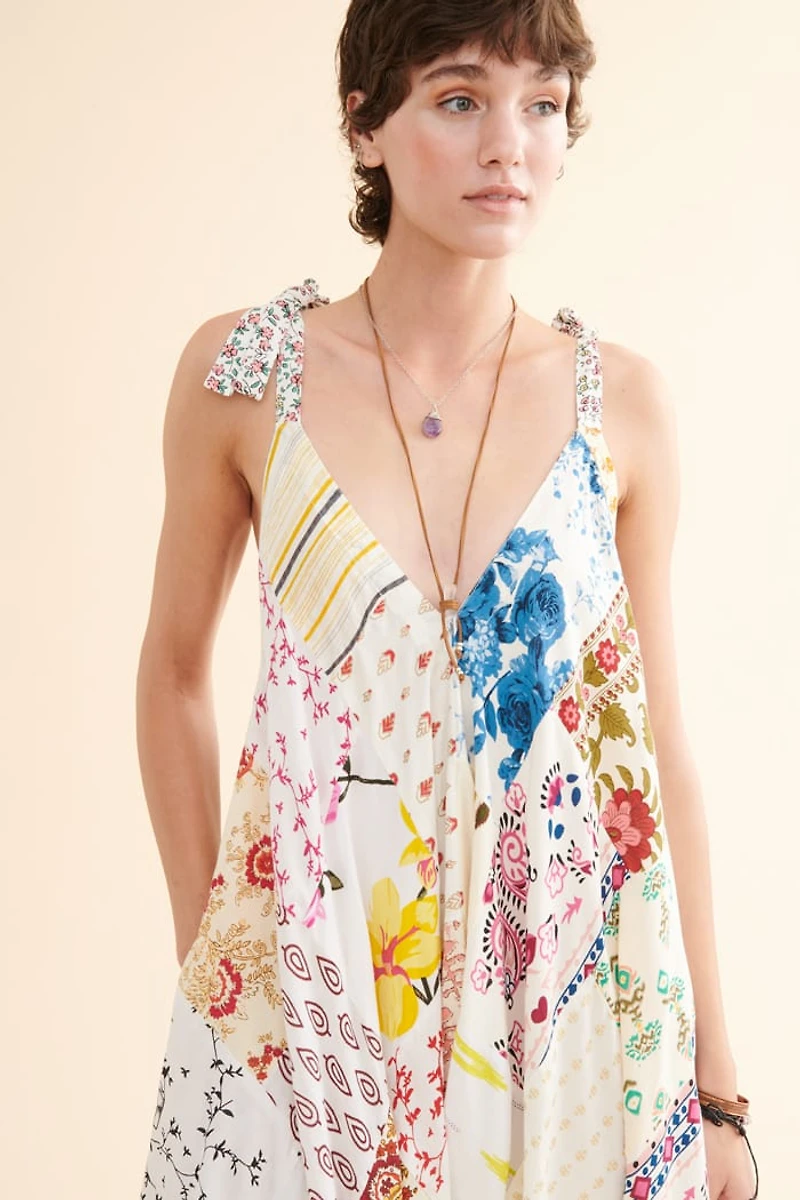 Buy Light Assorted Patchwork Harem Jumpsuit Online at Earthbound Trading